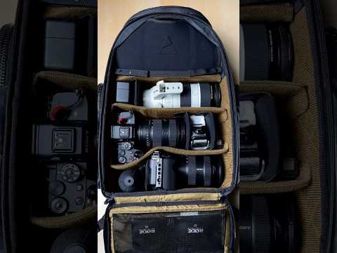 🔥 My INSANELY Organized Camera Bag!