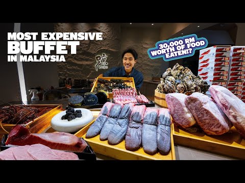 MOST EXPENSIVE RM799 Omakase Buffet in KL Malaysia - Kicked Out After Eating RM30,000 Worth of Food!