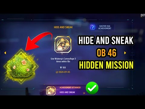 HOW TO COMPLETE HIDE AND SNEAK ACHIEVEMENT MISSIONS