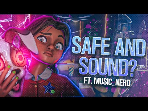 FNAF RUIN DLC SONG ▶ "SAFE & SOUND" SUPERMUSICRB X HOPZ FEAT. MUSIC_NERD | OFFICIAL LYRIC VIDEO