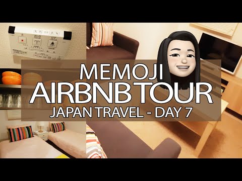 Memoji Airbnb Tour!! - Japan Travel Vlog Day 7