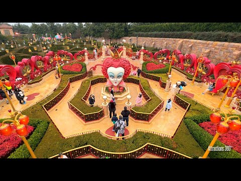 Alice in Wonderland Maze Attraction | Shanghai Disneyland 2024