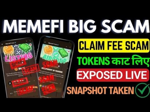 Memefi Airdrop Claim Fee Drama😭BIG SCAM & Tokens cut kar diye 🚨