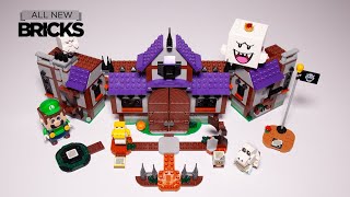 Lego Super Mario 71436 King Boo's Haunted Mansion Speed Build