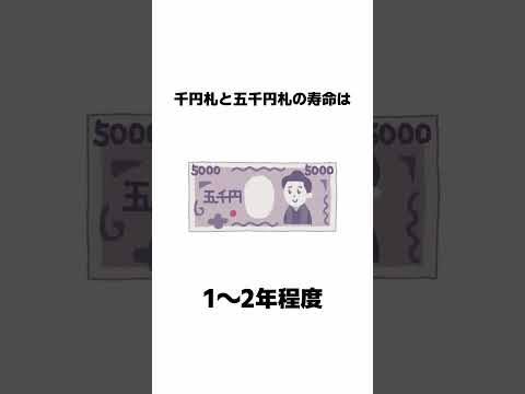 お金に関する雑学 続きは本編で #Shorts #雑学 #豆知識