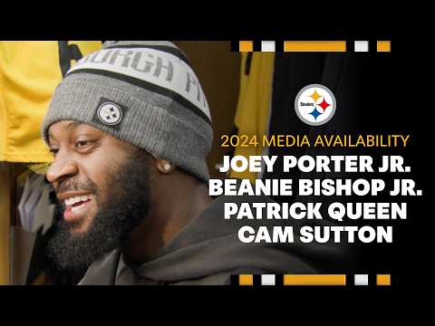 Porter Jr., Bishop Jr., Queen, Sutton Media Availability (Nov. 4) | Pittsburgh Steelers