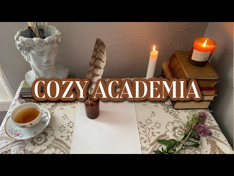 COZY Academia for Autumn Vibes | Decorating for Fall with the ACADEMIA AESTHETIC