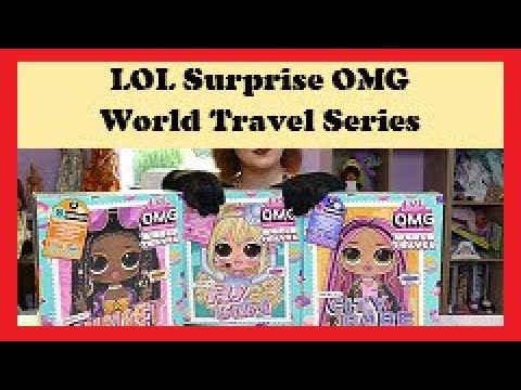 LOL Surprise OMG World Travel Dolls Sunset Fly Gurl City Babe Popular Dolls Xmas 2021