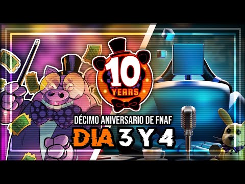 REVELACIONES IMPORTANTES DE SCOTT CAWTHON | RESUMEN (Día 3 Y 4) Décimo Aniversario de FNAF