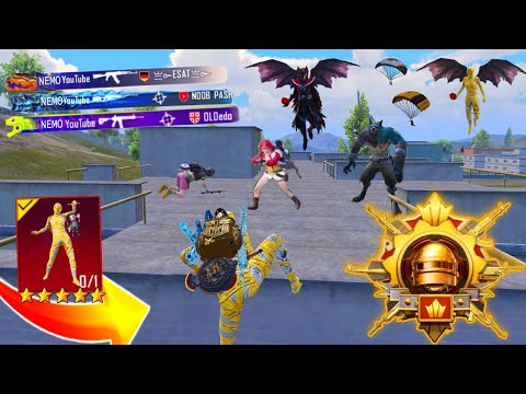 MY BEST ERANGEL GAMEPLAY with YELLOW MUMMY SET🔥 Pubg mobile bgmi