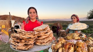 Mix of Nomadic Life! Cooking Chicken and Turkey and Baking Tandoori Bread