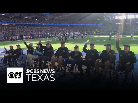 Dallas Cowboys salute D-Day veterans with special ceremony at Sunday's game