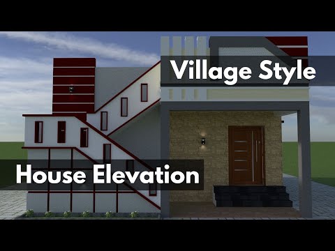 Village style house elevation | small house design | single floor