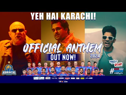 YEH HAI KARACHI | KARACHI KINGS ANTHEM 2024 | Asim Azhar & Ali Azmat ft. Raamis Ali