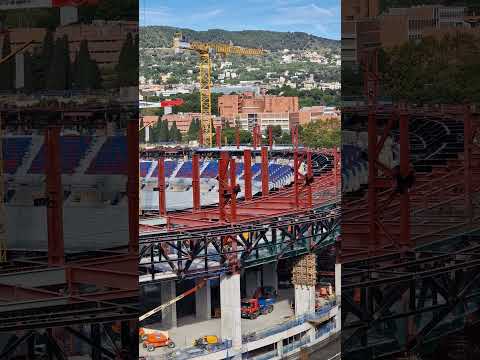 OBRAS CAMP NOU ##obrascampnou #futbol #obrascampnou #estadio #deporte #construction #fcbarcelona