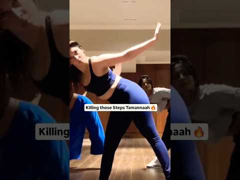 Tamannaah Bhatia Dance Rehearsal For Stree 2 Aaj Ki Raat Song | Tamanna Latest Video | #shorts