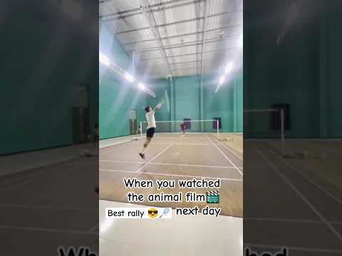 good rally🏸 🔥and good shots 💯#badminton #ytshorts #subscribe