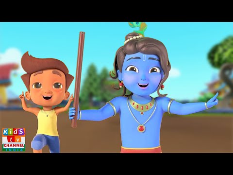 Govinda Aaya Song, गोविंदा आया, Rhymes in Hindi and Children Festive Videos