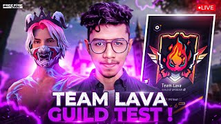 🔴LIVE🔴 TEAM LAVA GUILD TEST LIVE