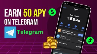 Telegram Wallet Earn Usdt | Earn 50 APY on Telegram