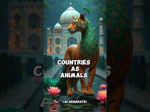 Countries As Animal | Ai Generated | #creative #fusion #hybrid #shortsfeed