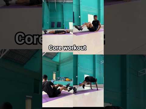 Core Exercise 🔥ABS#sports #gym #badminton#ytshorts #subscribe