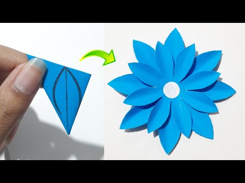 Easy Paper Flower Making Idea | How To Make Paper Flower | Beautiful Paper Flower Making Craft