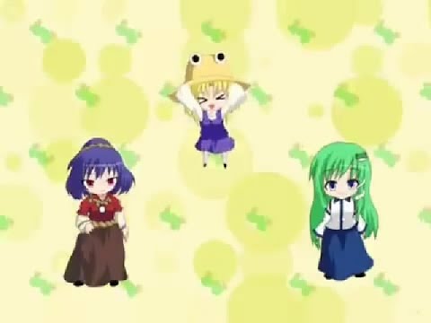 【Touhou PV】Kanako, Suwako & Sanae - Mishaguji Empire【東方】(1 hour ver.)