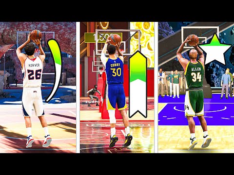 USING EVERY JUMPSHOT METER with 99 3PT RATING (NBA 2K24)