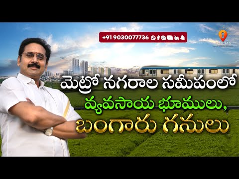 The Real gold mines | Agriculture lands | Farmlands at Hyderabad