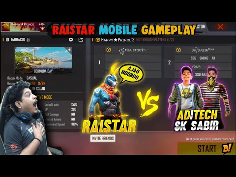 Raistar Vs Biggest YouTuber , Raistar Mobile Gameplay , Indian Fastest Player #highlights #Raistar