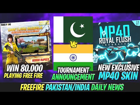 Pak VS India Official Tournament - Play And Win 80000 - New MP40 Special Edition - Yoto VS Jack FF