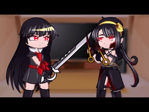 Akame Ga Kill React To Yor As Akame's Sister || Gacha React