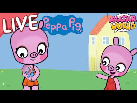 🔴PEPPA PIG IN AVATAR WORLD | 👩‍🍼BABY PEPPA PIG LIVE FULL EPISODE