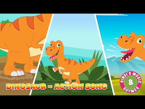 Dinosaur Action Song | Nursery Rhymes for kids | Bindi's Music & Rymes