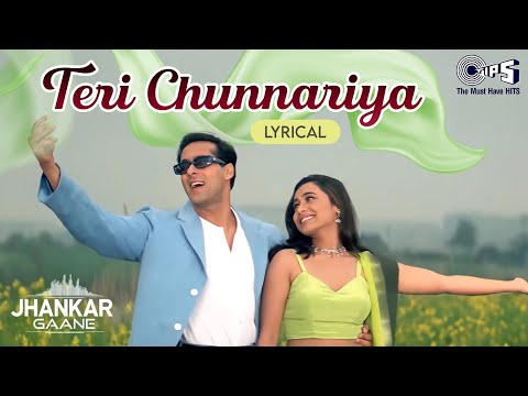 Teri Chunnariya - Lyrical (Jhankar) | Salman Khan | Rani | Kumar Sanu | Alka Yagnik | Hello Brother