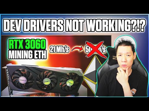 RTX 3060 Why Dev Drivers Don't Work | ALL RTX 3060 Are LHR