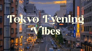 Tokyo Evening Vibes 🌆 Japanese Lofi Mix for Relaxation and Focus