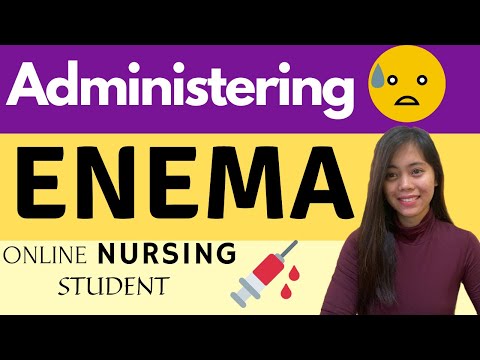 Administering Enema Return Demo I Online Nursing Student