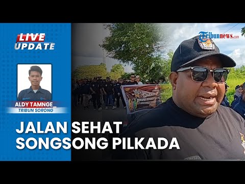 Semarakkan Pilkada 2024, KPU Kabupaten Sorong Papua Barat Daya Ajak Masyarakat Ikuti Jalan Sehat