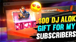 100 djaloks giveaway🎁✨🎁✨🎁✨ road to 1k family #telugugaminglive #sanjugamingff live in telugu