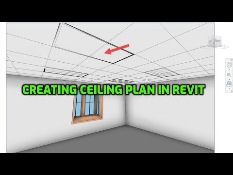 How to create ceiling plan in Revit of residential project