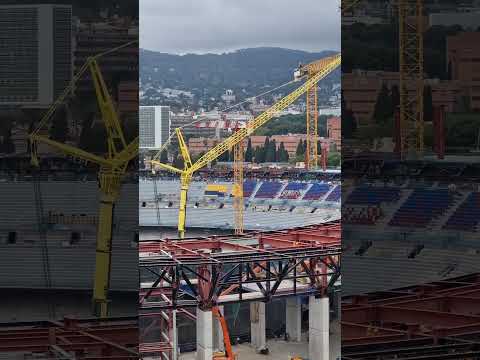 OBRAS CAMP NOU #obrascampnou #barcelona #arquitectura #campnou #espaibarca #fcbarcelona #barça