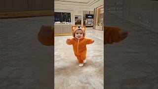 Little Boy Dancing as a Playful Fox