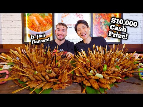 $10,000 UNDEFEATED Food Challenge ft. Joel Hansen! | Highest Cash Prize Ever?!