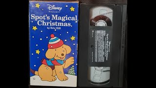 Disney presents Spot's Magical Christmas (1995 VHS)