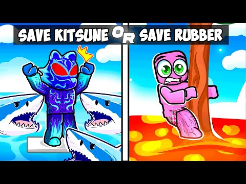 Save KITSUNE or RUBBER in Blox Fruits?