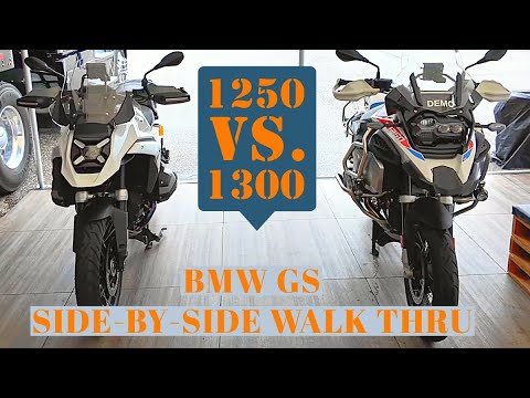 BMW GSA 1250 vs 1300 GS SIDE-BY-SIDE COMPARISON! Old and New DETAILED WALK THRU