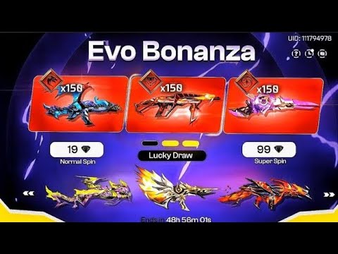 সব ইভো গান এক ইভেন্টে 🤯| Evo Bonanza New Event Free Fire | FF New Event Today