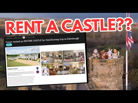 Hololive Rented an ENTIRE CASTLE for 3rd Gen trip to Europe